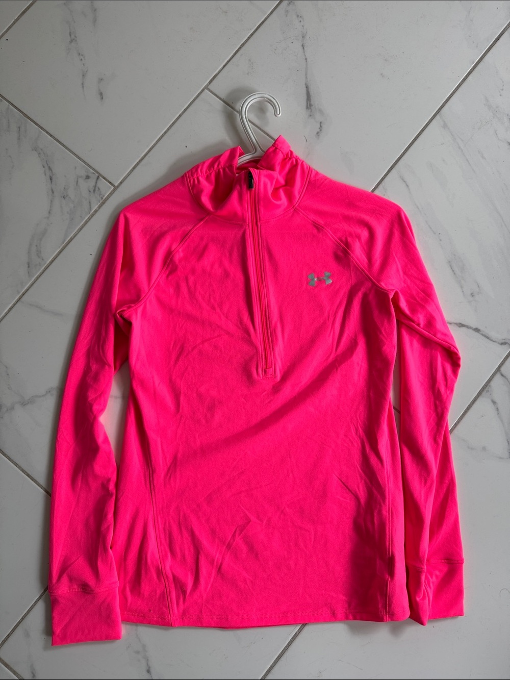 Under Armour Women’s Neon Pink 1/4 Zip Performance Pullover